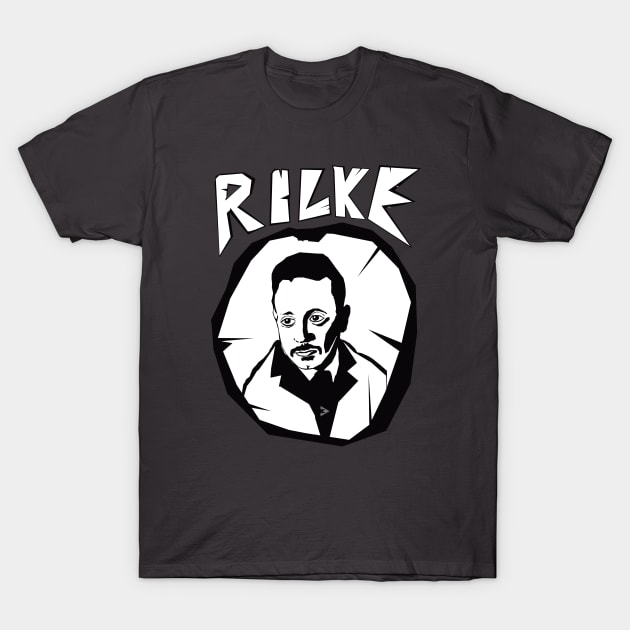 Rainer Maria Rilke T-Shirt by Exile Kings 